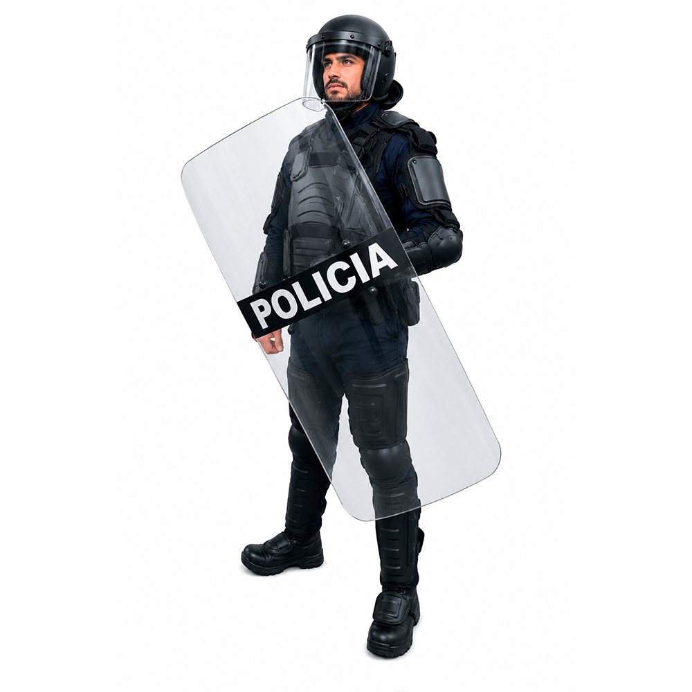 ESCUDO ANTIMOTIN PANTHER POLICARBONATO 4mm 1.20X60 cm 870107