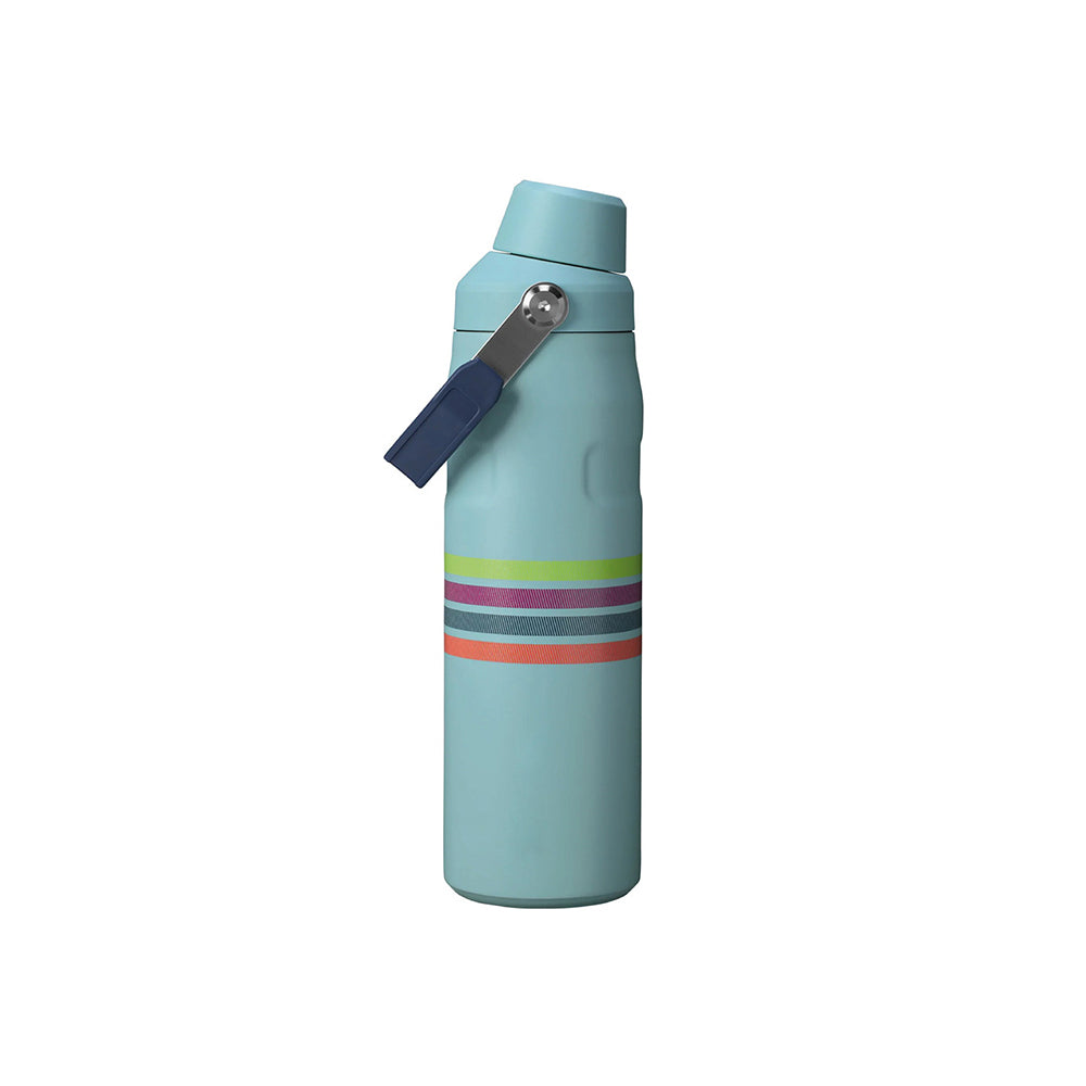 90482PT TERMO ICEFLOW AEROLIGHT FAST FLOW VARSITY 24oz SEAFOAM STRIPE MARCA STANLEY