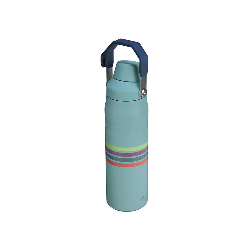 90482PT TERMO ICEFLOW AEROLIGHT FAST FLOW VARSITY 24oz SEAFOAM STRIPE MARCA STANLEY