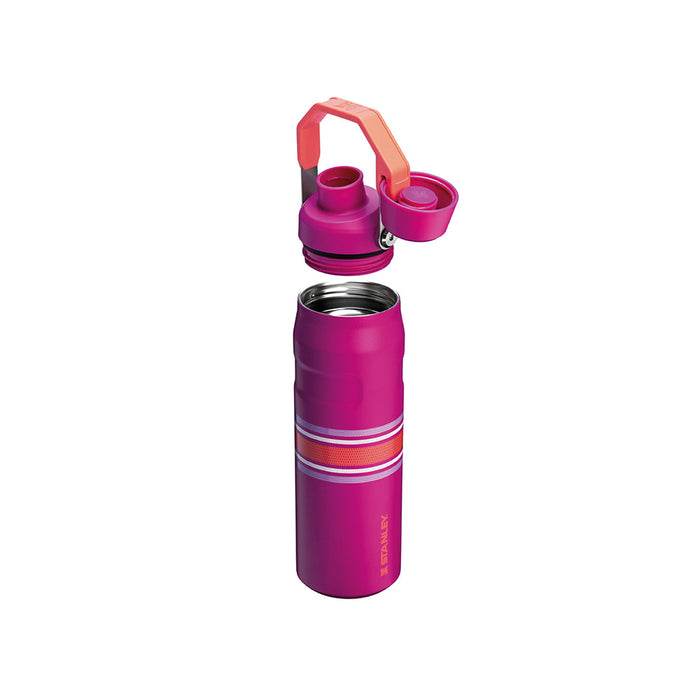 90484PT TERMO ICEFLOW AEROLIGHT FAST FLOW VARSITY 24oz FUCHSIA MESH MARCA STANLEY