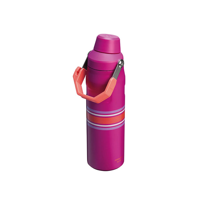 90484PT TERMO ICEFLOW AEROLIGHT FAST FLOW VARSITY 24oz FUCHSIA MESH MARCA STANLEY