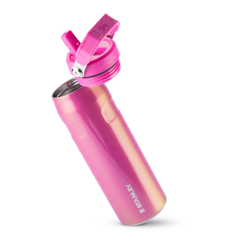 90503PT TERMO ICEFLOW AEROLIGHT FLIP STRAW 24oz DAZZLE PINK SHIMMER MARCA STANLEY