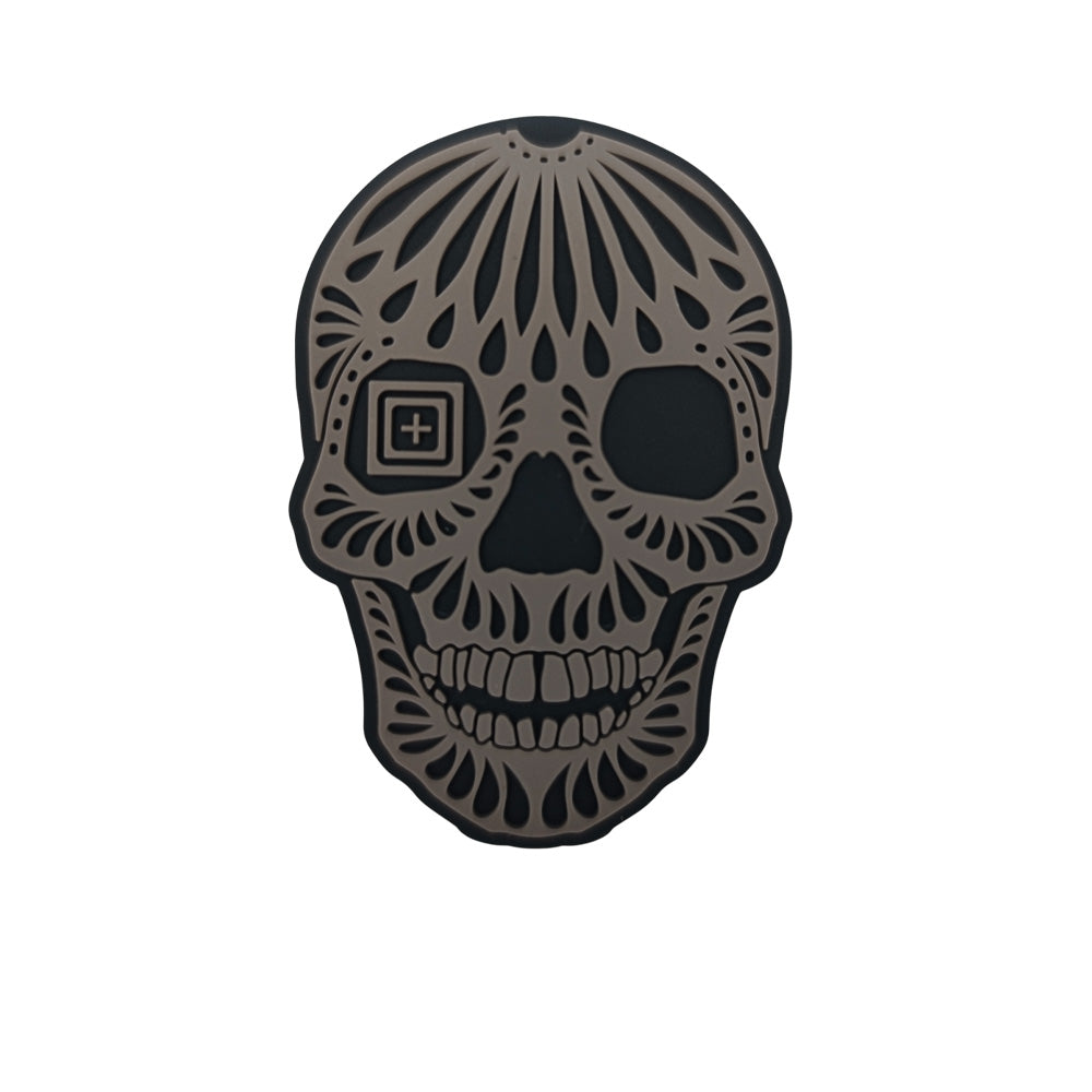 92725-999 PARCHE BARRO NEGRO SKULL MULTICOLOR MARCA 5.11