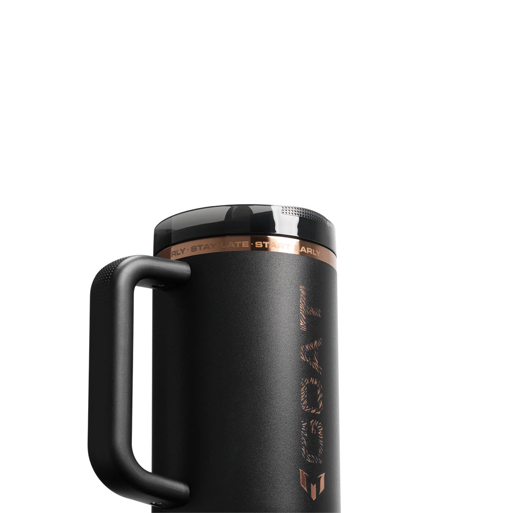 94822PT TERMO QUENCHER PROTOUR 40oz MESSI NEGRO GOAT MARCA STANLEY
