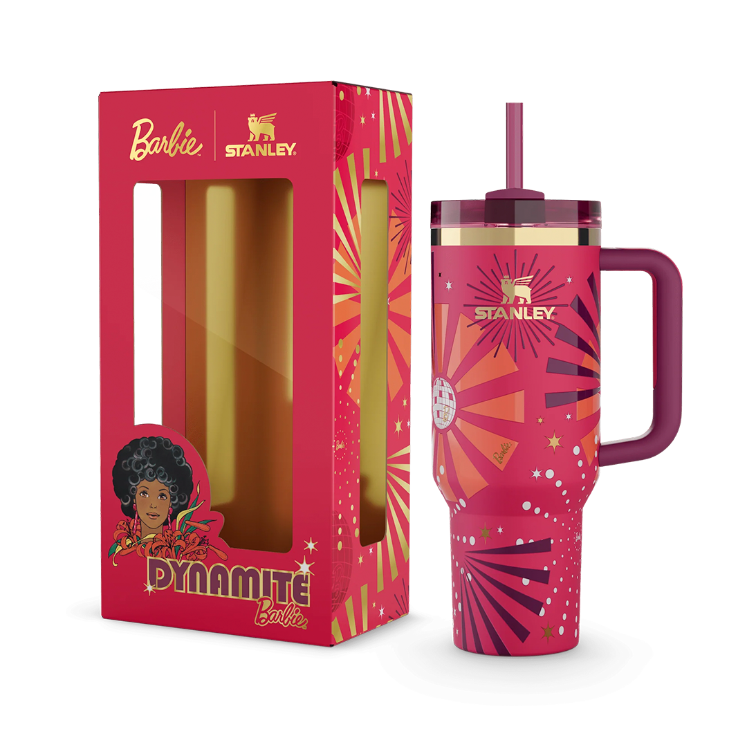 99734PT TERMO QUENCHER BARBIE 40oz 80'S DYNAMITE MARCA STANLEY