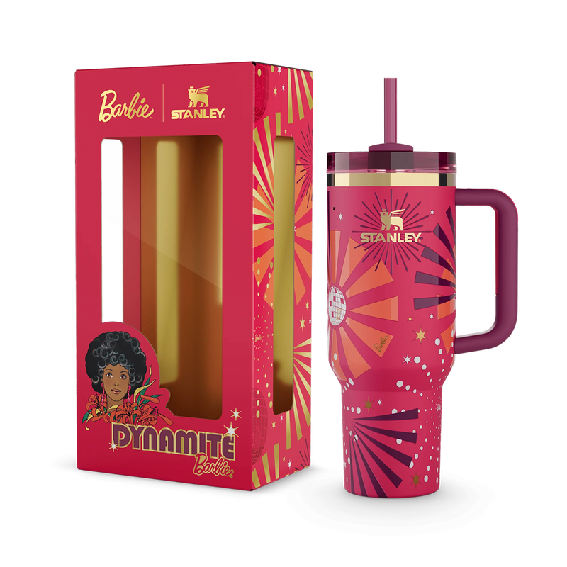 99734PT TERMO QUENCHER BARBIE 40oz 80'S DYNAMITE MARCA STANLEY