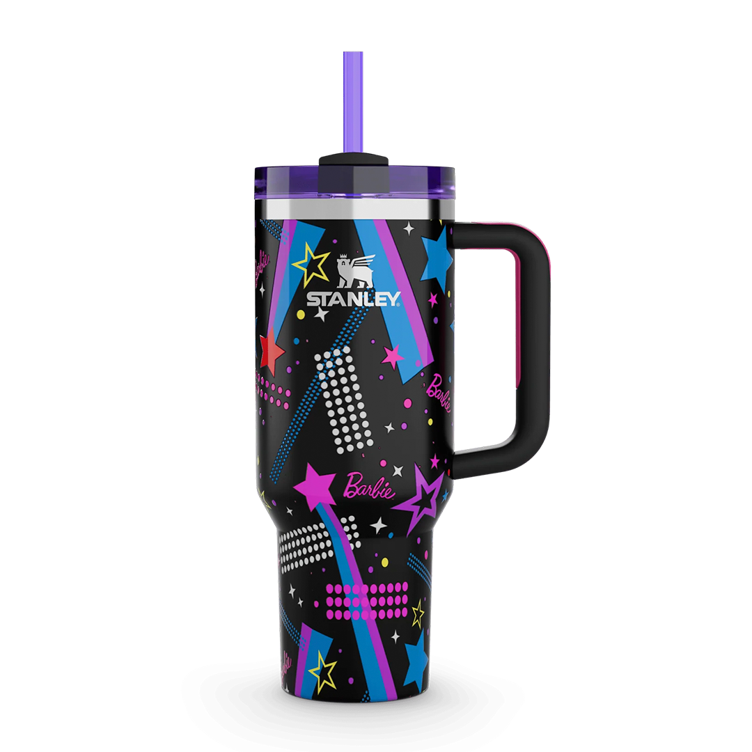 99737PT TERMO QUENCHER BARBIE 40oz 80'S ROCKER MARCA STANLEY