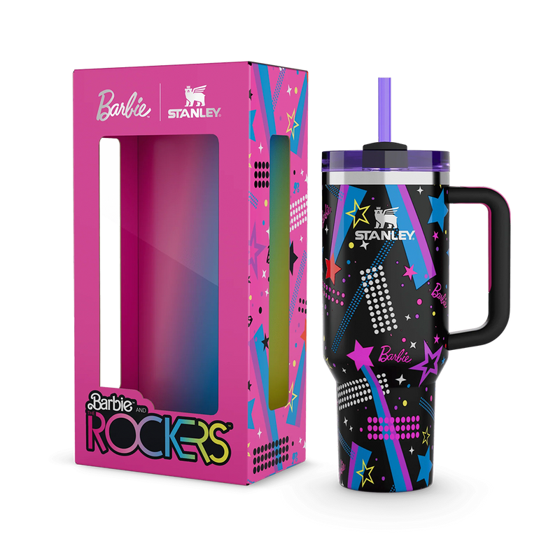 99737PT TERMO QUENCHER BARBIE 40oz 80'S ROCKER MARCA STANLEY
