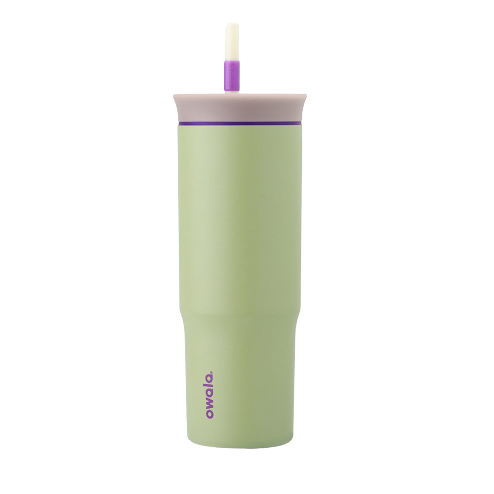 TERMO OWALA DE ACERO CON POPOTE 710ML HIP CACTUS C05628