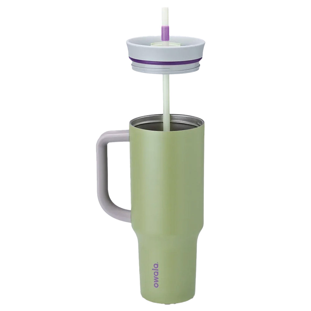 TERMO OWALA DE ACERO CON POPOTE 1185ML HIP CACTUS C05635
