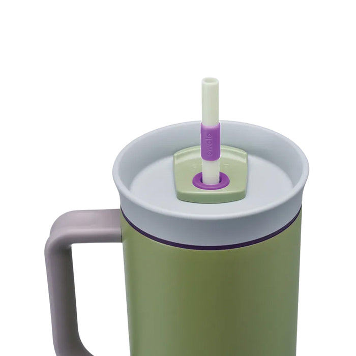 C05635 TERMO DE ACERO INOXIDABLE CON POPOTE 1185ML HIP CACTUS MARCA OWALA