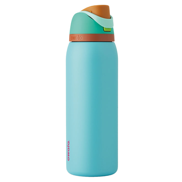 C05836 TERMO FREESIP DE ACERO INOXIDABLE 1185ML TURQUESA MARCA OWALA