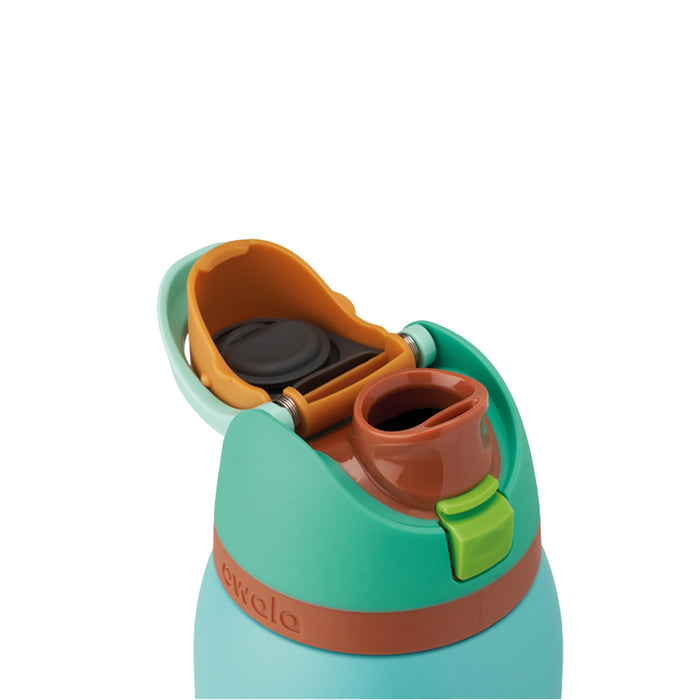 C05836 TERMO FREESIP DE ACERO INOXIDABLE 1185ML TURQUESA MARCA OWALA