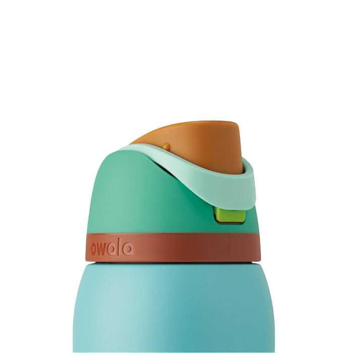 C05836 TERMO FREESIP DE ACERO INOXIDABLE 1185ML TURQUESA MARCA OWALA