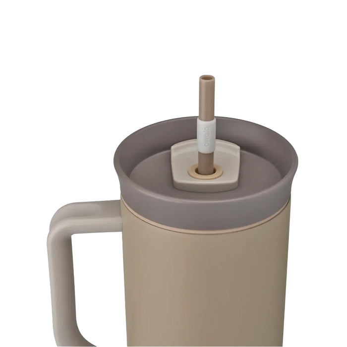 C07201 TERMO DE ACERO INOXIDABLE CON POPOTE 1185ML DOWN TO EARTH MARCA OWALA