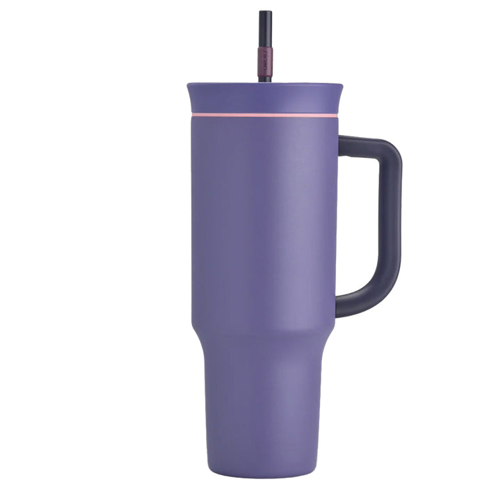 C07504 TERMO DE ACERO INOXIDABLE CON POPOTE 1185ML BLUE JAY MARCA OWALA