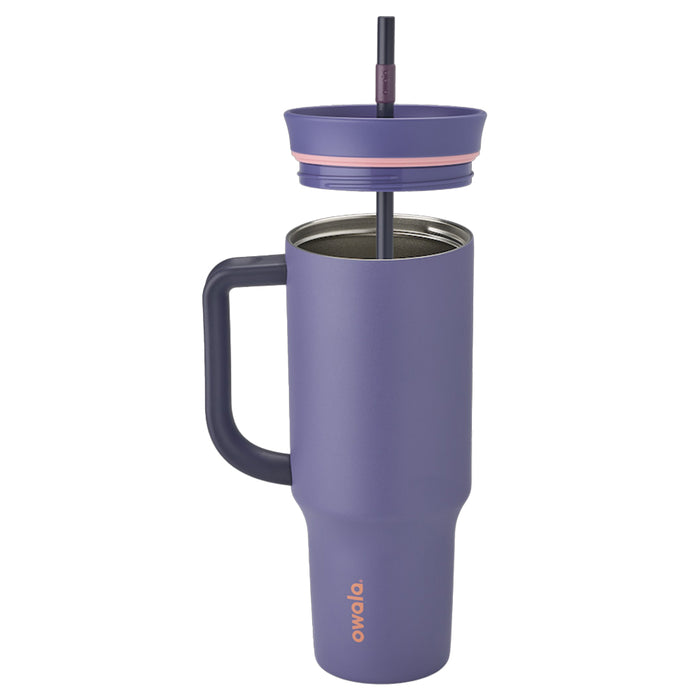 C07504 TERMO DE ACERO INOXIDABLE CON POPOTE 1185ML BLUE JAY MARCA OWALA