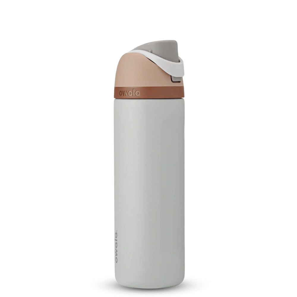 C07735 TERMO FREESIP DE ACERO INOXIDABLE 710ML GRIS MARCA OWALA