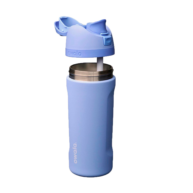 C08310 TERMO FREESIP KIDS DE ACERO INOXIDABLE 473ML AZUL MARCA OWALA