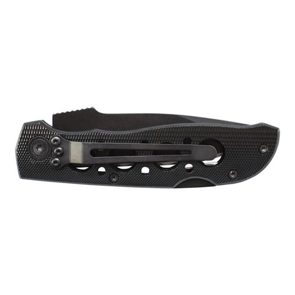 NAVAJA SMITH&WESSON PLEGABLE EXTREME OPS DROP POINT CON RANURA PARA CLAVOS NEGRA SW-CK105BKEU