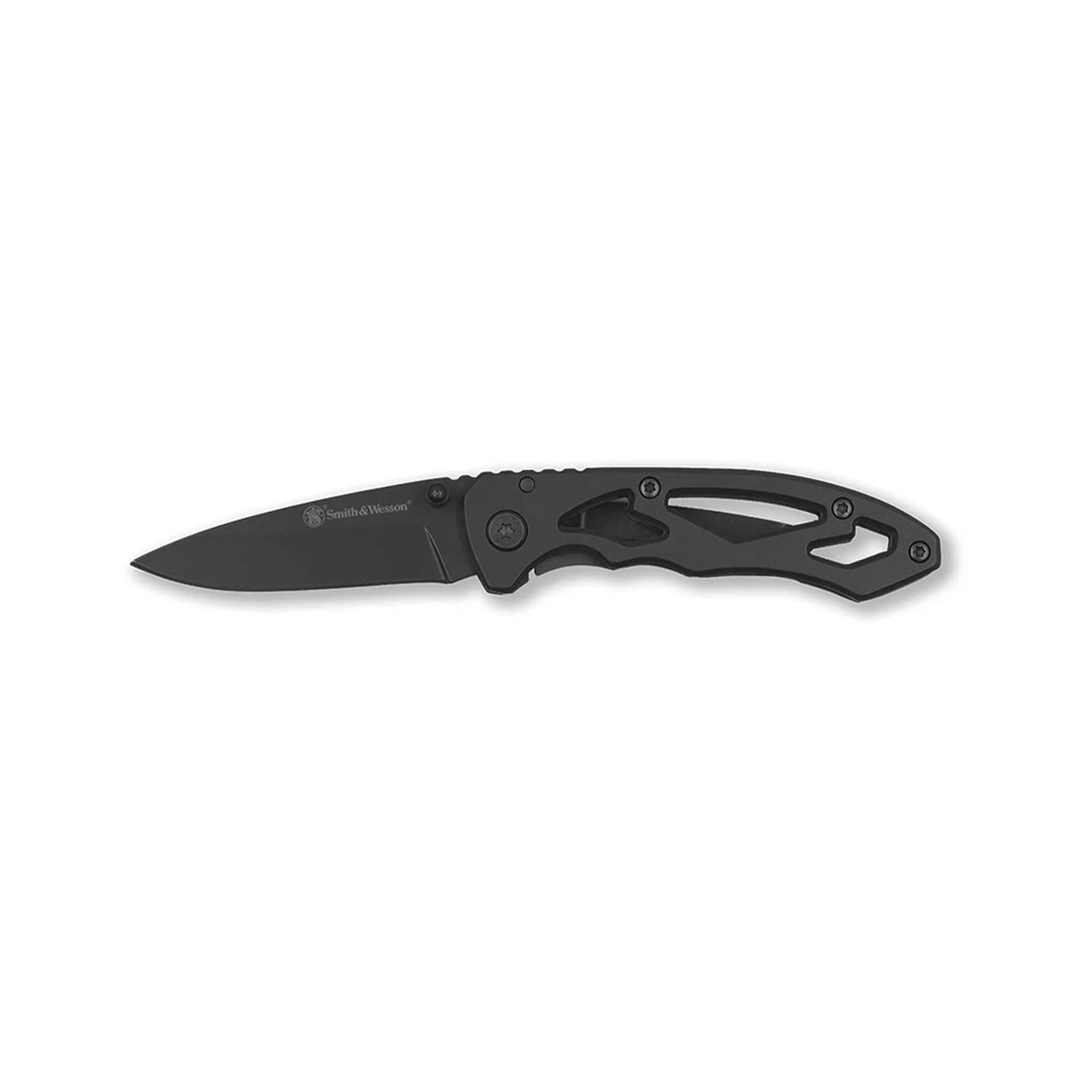 NAVAJA SMITH&WESSON PLEGABLE FRAME LOCK DROP POINT ACERO INOXIDABLE SW-CK400