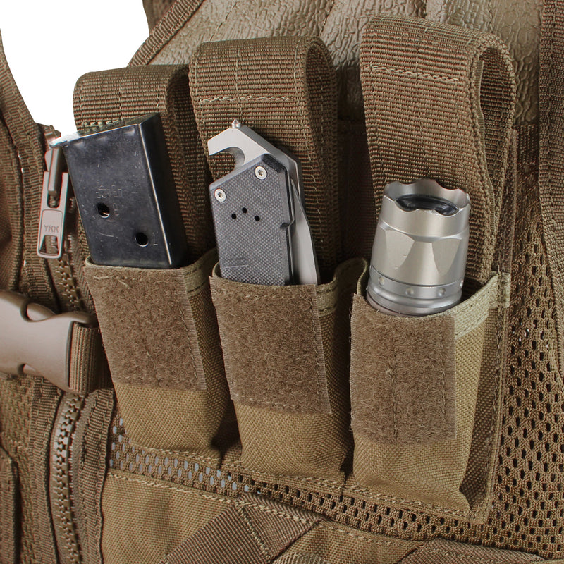 CV-498 CROSS DRAW VEST COYOTE MARCA CONDOR