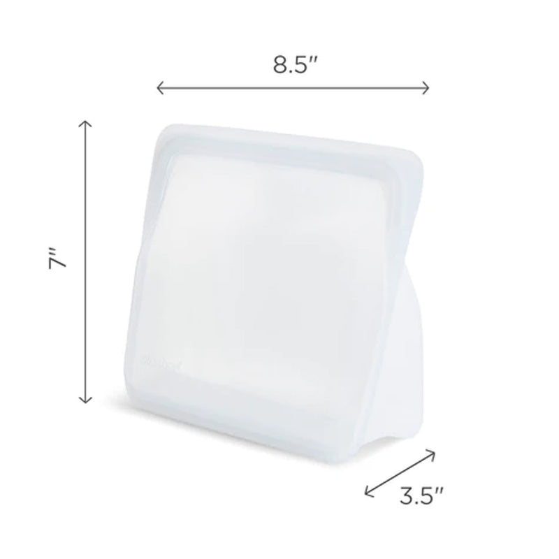 STSU02 BOLSA REUTILIZABLE DE SILICONA STAND-UP MID AQUA MARCA STASHER