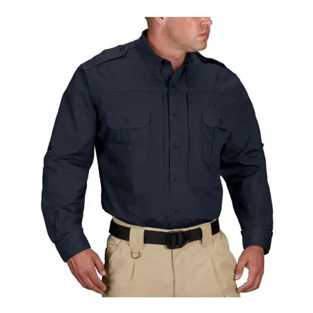 F5312-50-450 CAMISA TACTICA LIGERA 65% 35% MARINO MARCA PROPPER