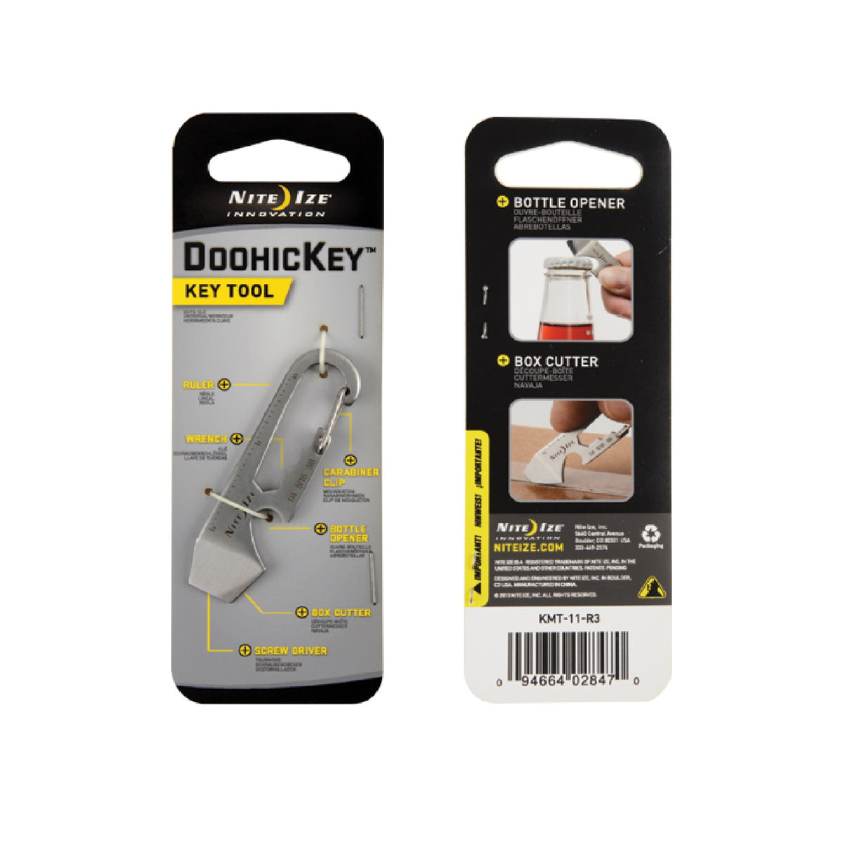 LLAVERO DOOHICKEY ACERO MARCA NITE IZE