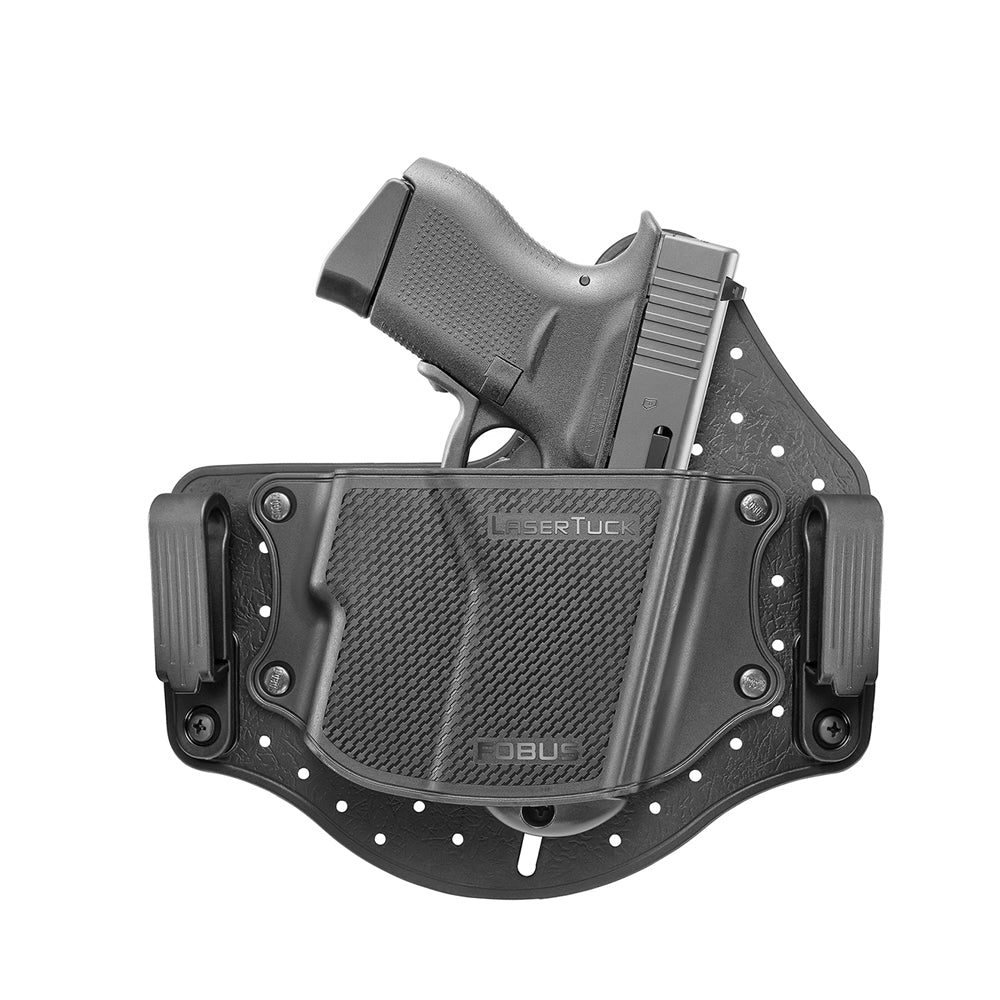 FUNDA FOBUS IWB SUBCOMPACTA STANDARD DE RETENCION CON GATILLO LASERTUCK