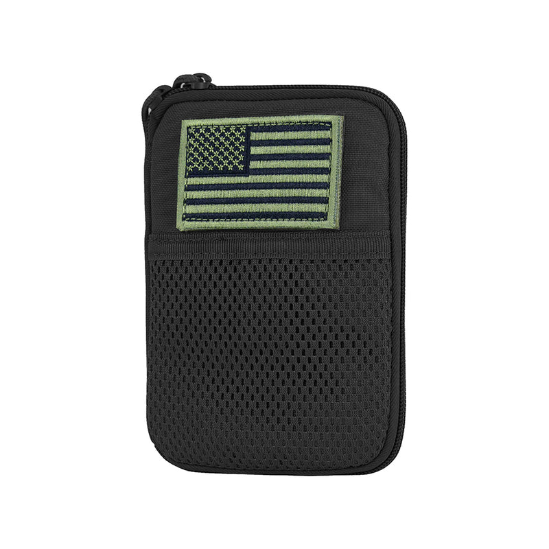 MA16-002 POCKET POUCH CON BANDERA NEGRO MARCA CONDOR