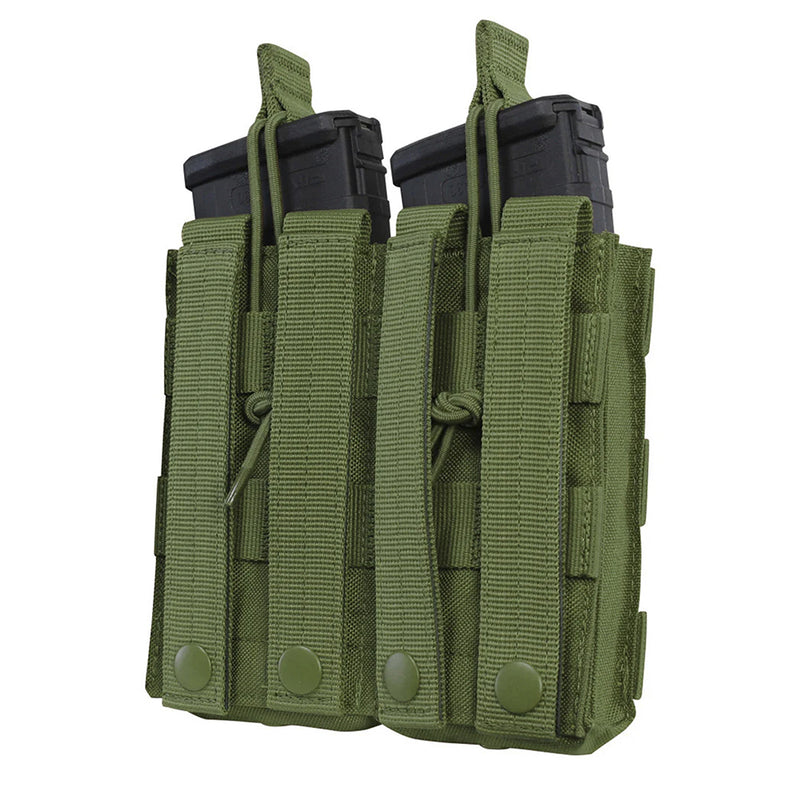 MA19-001 DOUBLE M4/M16 OPEN TOP MAG POUCH VERDE MARCA CONDOR