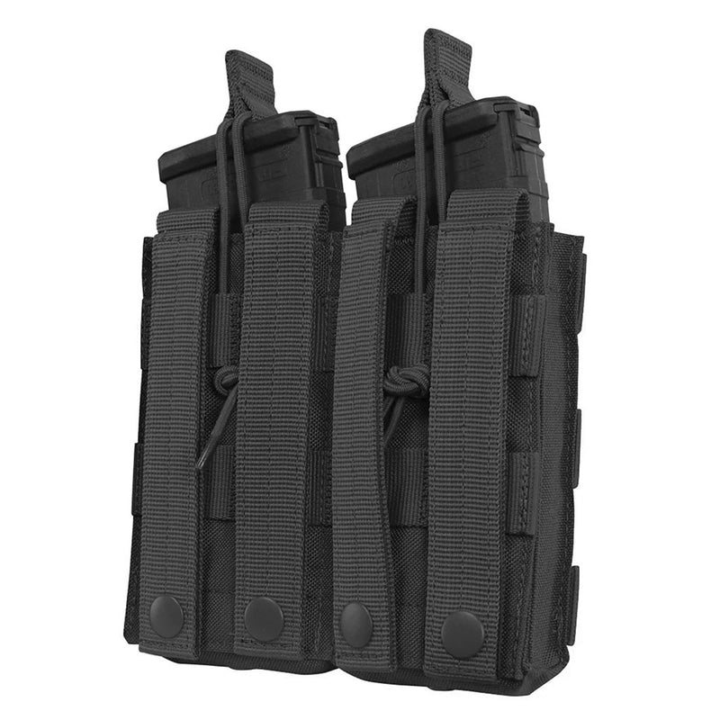 MA19-002 DOUBLE M4/M16 OPEN TOP MAG POUCH NEGRO MARCA CONDOR