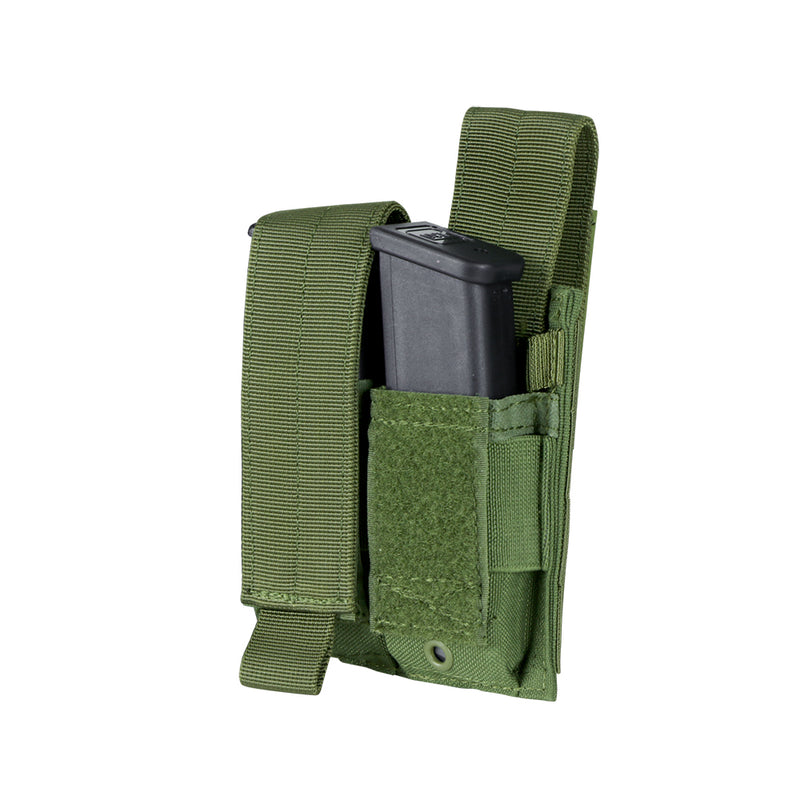 MA23-001 DOUBLE PISTOL MAG POUCH VERDE MARCA CONDOR