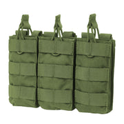 PORTA CARGADOR CONDOR TRIPLE M4/M16 ABIERTO VERDE MA27-001