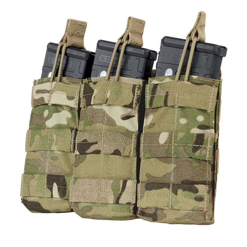 MA27-008 TRIPLE M4/M16 OPEN-TOP MAG POUCH MULTICAM MARCA CONDOR