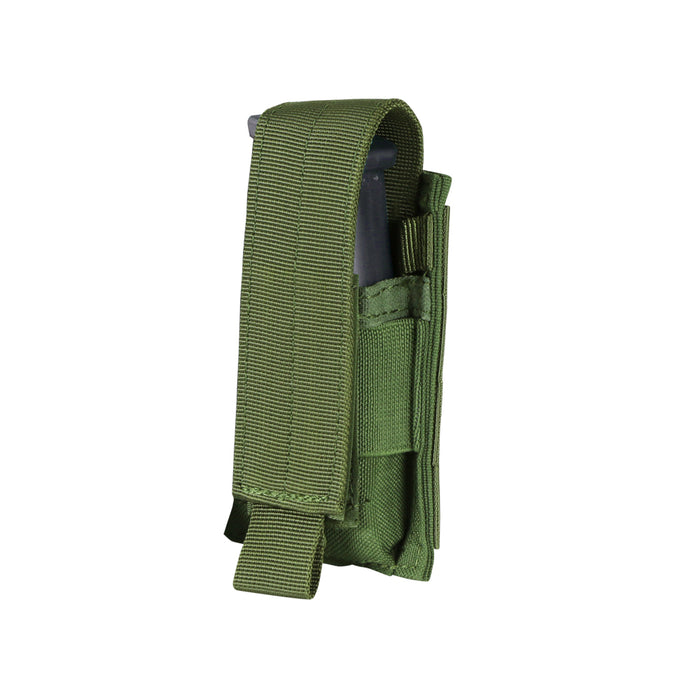 MA32-001 PORTA CARGADOR SENCILLO VERDE MARCA CONDOR