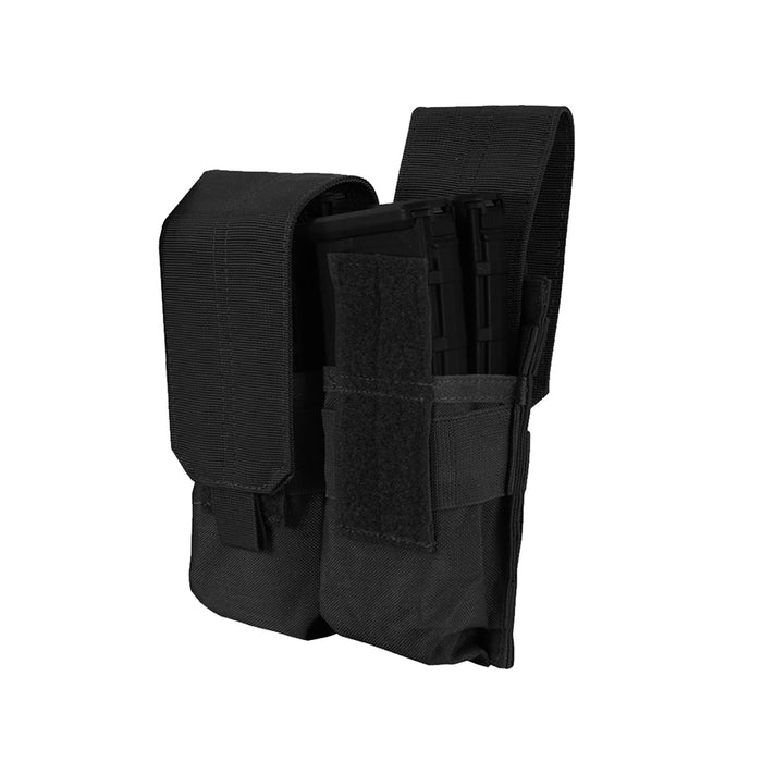 MA4-002 DOUBLE M4 MAG POUCH NEGRO MARCA CONDOR