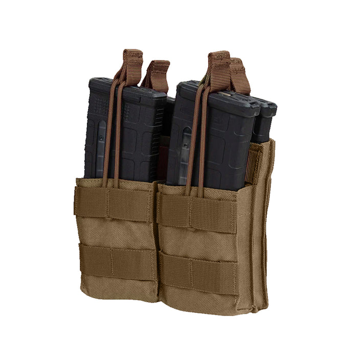 MA43-498 DOUBLE STACKER M4 MAG POUCH COYOTE MARCA CONDOR