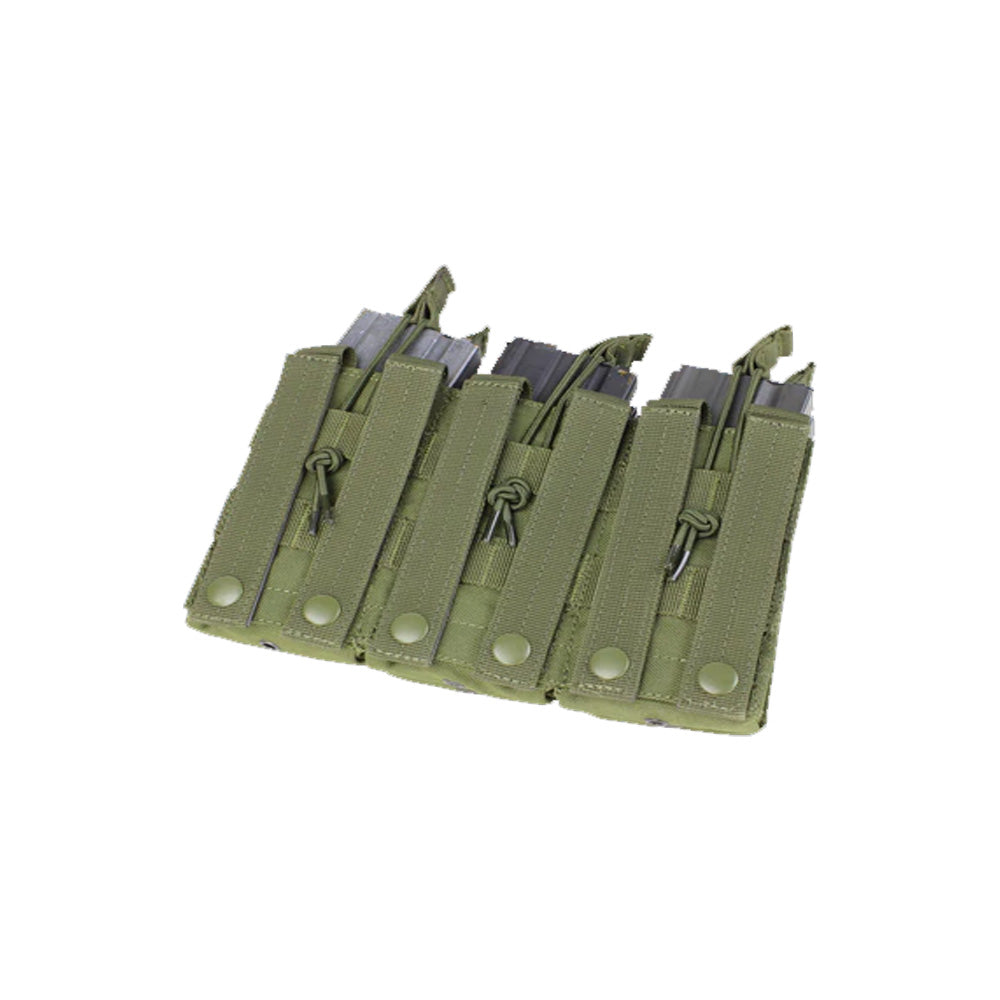 MA44-001 PORTA CARGADOR TRIPLE M4 VERDE MARCA CONDOR
