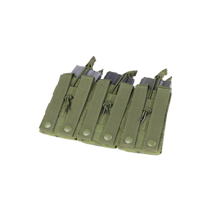 MA44-001 PORTA CARGADOR TRIPLE M4 VERDE MARCA CONDOR
