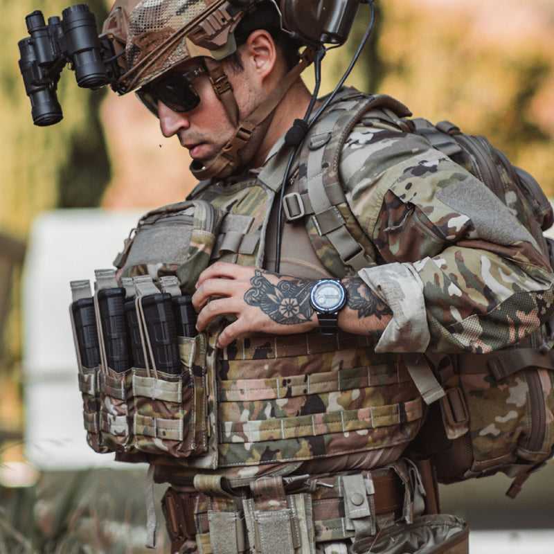 MA44-008 PORTA CARGADOR TRIPLE M4 MULTICAM MARCA CONDOR