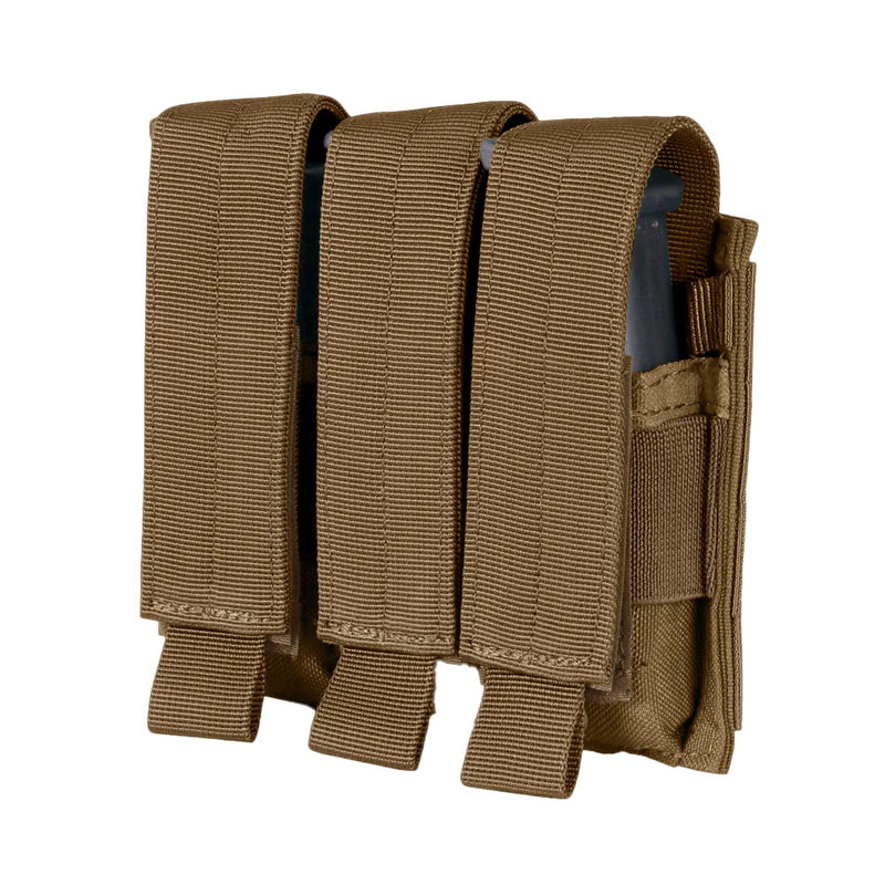MA52-498 PORTA CARGADOR TRIPLE PARA PISTOLA COYOTE MARCA CONDOR