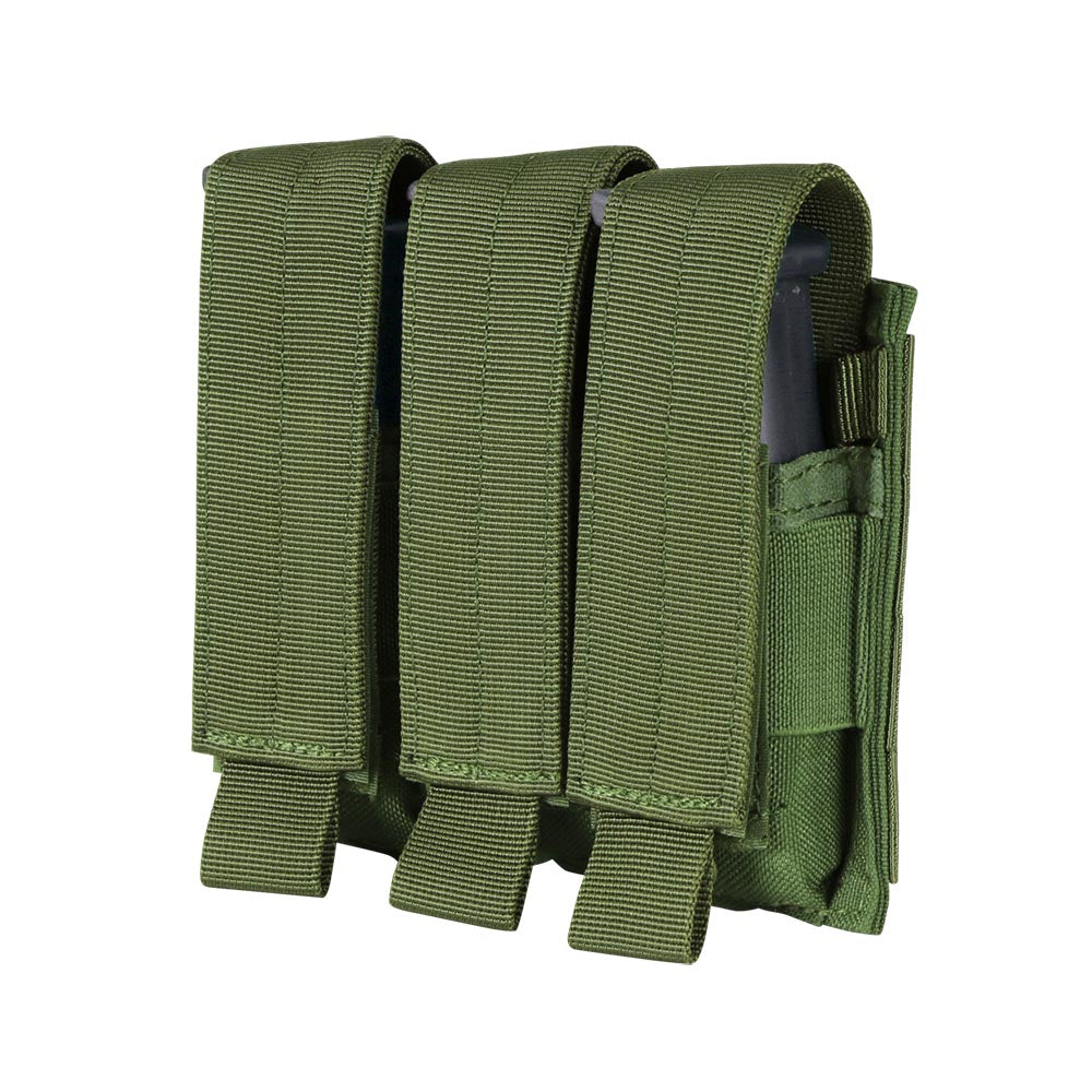 MA52-001 PORTA CARGADOR TRIPLE PARA PISTOLA VERDE MARCA CONDOR