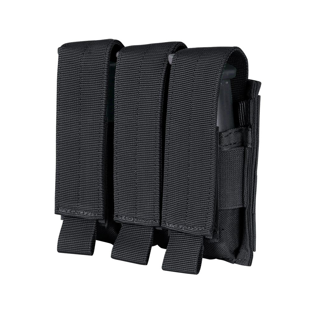 MA52-002 PORTA CARGADOR TRIPLE PARA PISTOLA NEGRO MARCA CONDOR