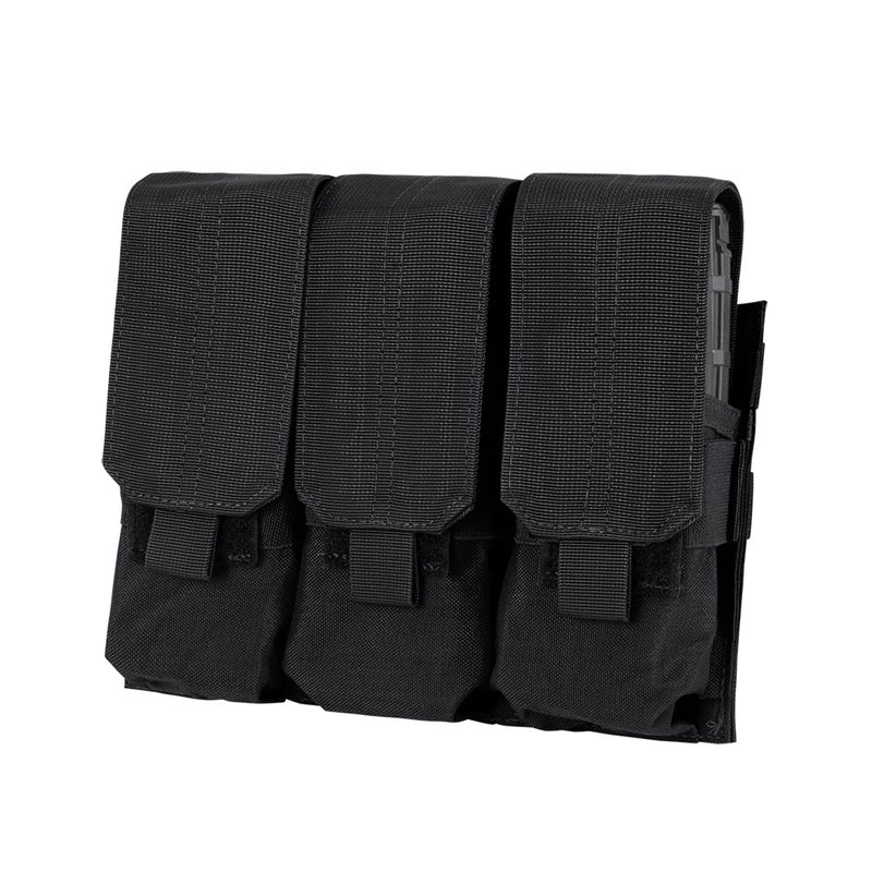 MA58-002 PORTA CARGADOR TRIPLE M4 NEGRO MARCA CONDOR