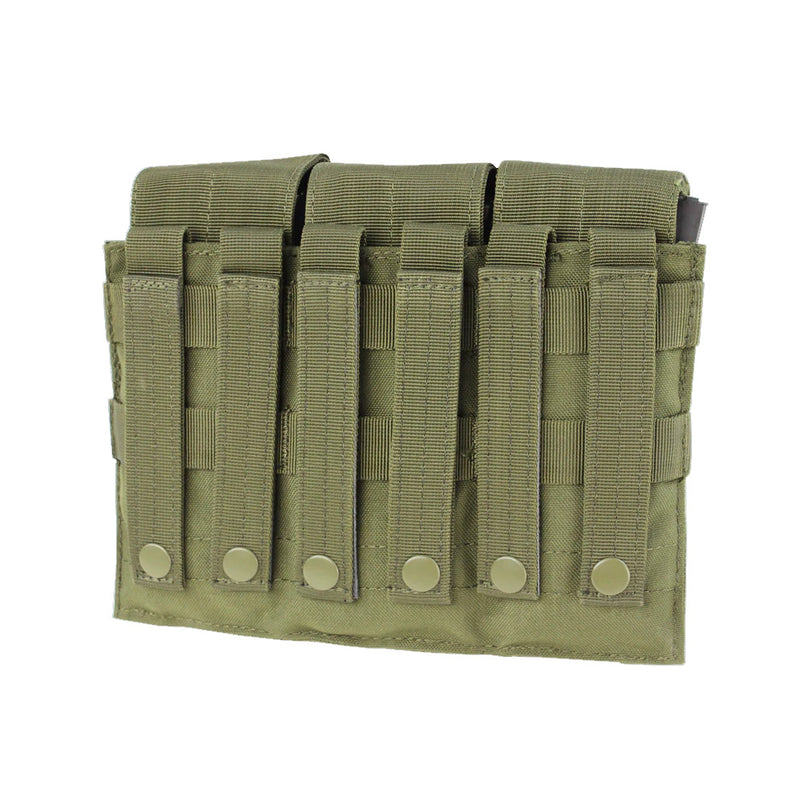 MA58-001 PORTA CARGADOR TRIPLE M4 VERDE MARCA CONDOR
