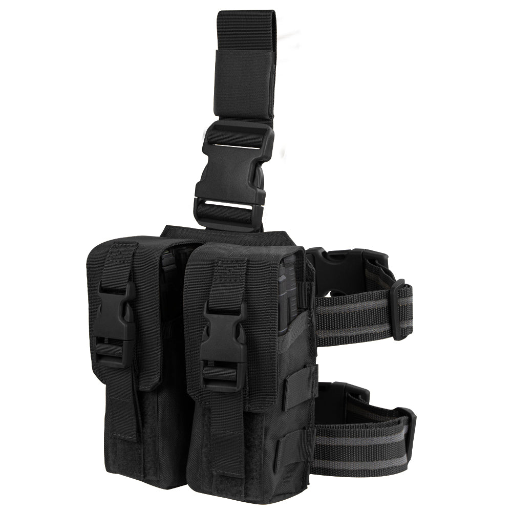 MA65-002 DROP LEG M4 MAG POUCH NEGRO MARCA CONDOR