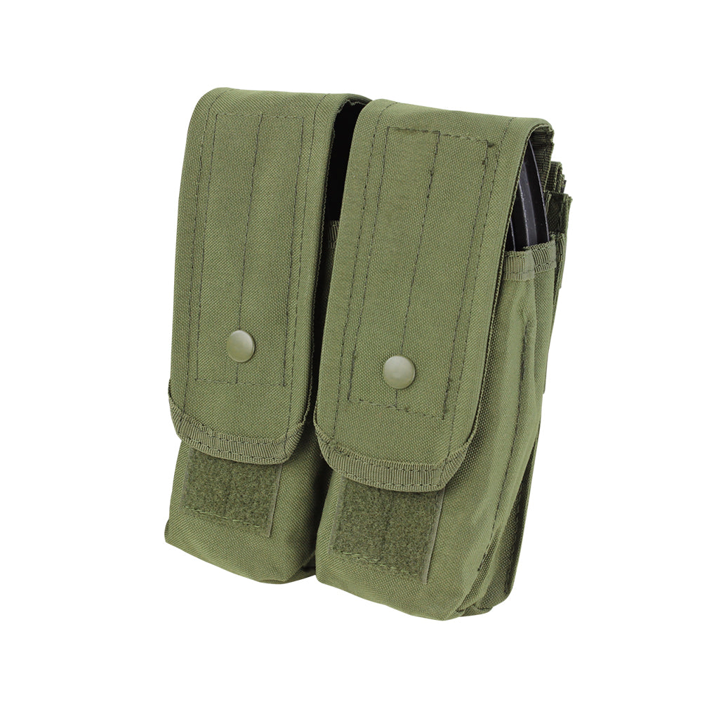 MA6-001 PORTA CARGADOR DOBLE AR/AK VERDE MARCA CONDOR