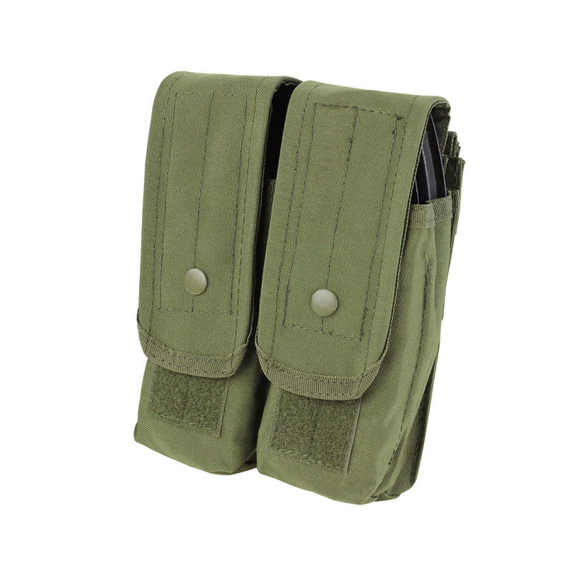 MA6-001 PORTA CARGADOR DOBLE AR/AK VERDE MARCA CONDOR